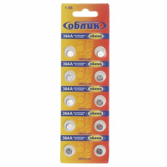 АЛКАЛИНОВАЯ БАТАРЕЙКА ОБЛИК 364A