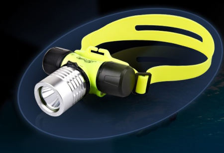 ПОДВОДНЫЙ НАЛОБНЫЙ ФОНАРЬ CREE 3W FA-EN56