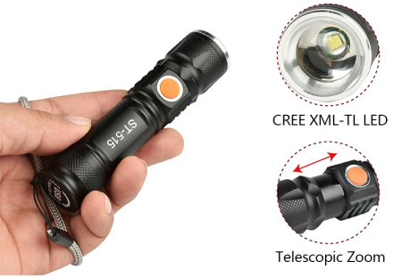 Cверх яркий фонарь Ultra Fire USB-T6