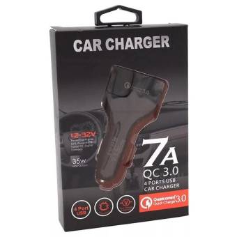 Автомобильное зарядное устройство 4 USB 7А QC 3.0 LZ-KC08