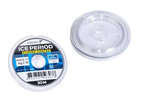 ЛЕСКА ICE PERIOD монофильная зимняя 30m, 0.17mm, 2.76kg "Salmo"