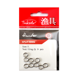 Кольцо заводное диаметр 7 мм TAKEDO Hunter TKDH600807N (9шт)