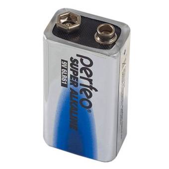 БАТАРЕЙКА Perfeo super alkaline 9V 6LR61 ( крона )