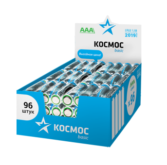 Элемент питания КОСМОС ААА 1.5V LR03 (щелочная)