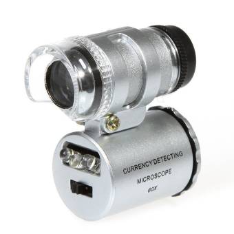 Мини микроскоп  60 х  с  подсветкой NO-9882