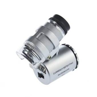 Мини микроскоп  60 х  с  подсветкой NO-9882