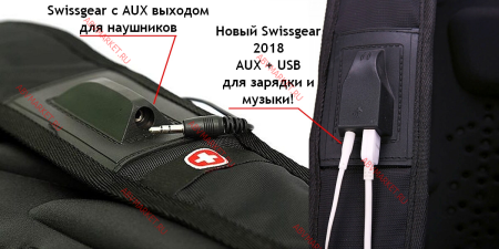 Рюкзак 35L 8810# USB RED