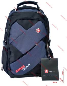 Рюкзак 35L 6615# USB BLUE