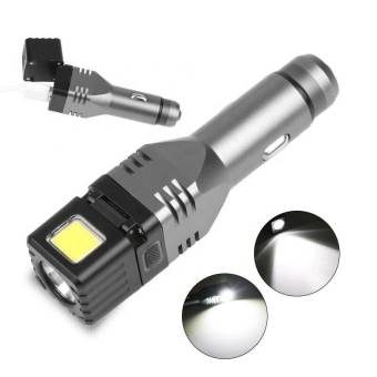ЗАРЯДНОЕ УСТРОЙСТВО универсальное 3 в 1 USB автомобильное, фонарь, наконечник H-778 "Огонь"