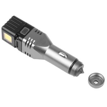 ЗАРЯДНОЕ УСТРОЙСТВО универсальное 3 в 1 USB автомобильное, фонарь, наконечник H-778 "Огонь"