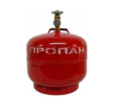 Газовый баллон 9,2л. без воротника (Россия)