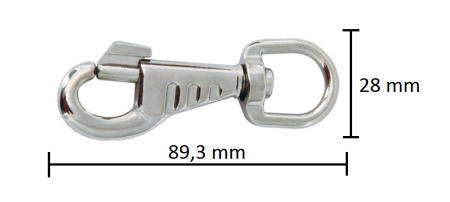 Карабин 89,3*28мм №29