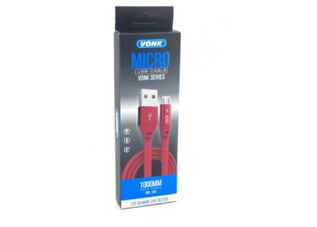 BDL-S10 Micro/ ANDROID "VONK" USB Кабель с подсветкой ( Быстрая зарядка )