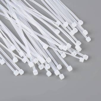 СТЯЖКИ, ХОМУТЫ пластиковые 4х300 мм (100шт)