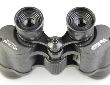 Бинокль Veber Classic БПЦ 8x30 черный, кожа