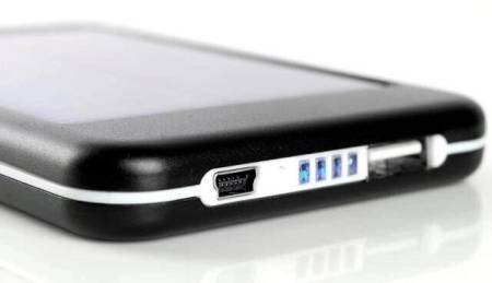 Внешний аккумулятор Power Bank с солнечной панелью 6000T