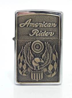 Зажигалка бензиновая тип zippo JianTai "AMERICAN RIDER 002"