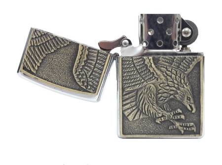 Зажигалка бензиновая тип zippo JianTai "HIGH-CLASS LIGHTER 002"