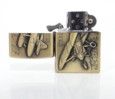 Зажигалка бензиновая тип zippo JianTai "AIR POWER 002"