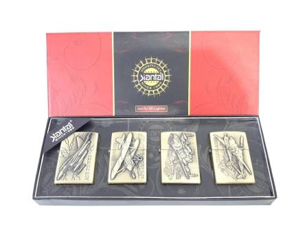 Зажигалка бензиновая тип zippo JianTai "AIR POWER 002"