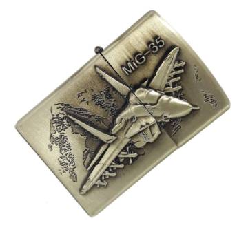 Зажигалка бензиновая тип zippo JianTai "MIG-35"