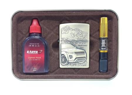 Зажигалка бензиновая тип zippo EARTCH "WORLD LUXURY CARS 002"