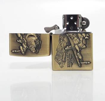 Зажигалка бензиновая тип zippo JianTai "WORLD OF WARPLANES"