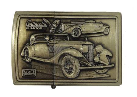 Зажигалка бензиновая тип zippo KingLing "Rolls-Royce Phantom II Continental (1934)"