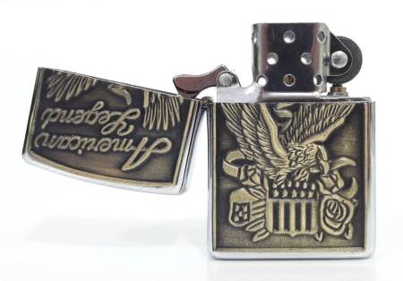 Зажигалка бензиновая тип zippo JianTai "American Legend 002"