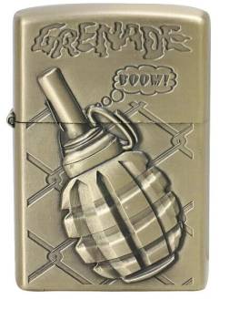 Зажигалка бензиновая тип zippo JianTai " Grenade"