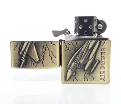 Зажигалка бензиновая тип zippo JianTai "AIR POWER 001"