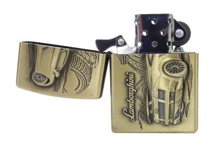 Зажигалка бензиновая тип zippo KingLing "Lamborghini"