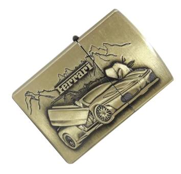Зажигалка бензиновая тип zippo KingLing "Ferrari"
