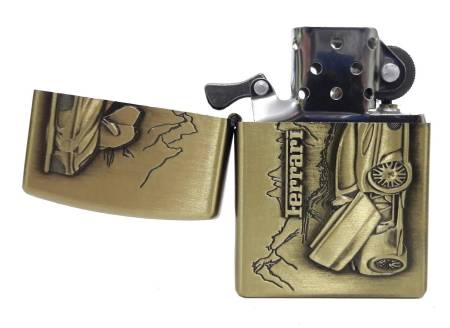 Зажигалка бензиновая тип zippo KingLing "Ferrari"