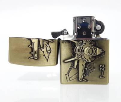 Зажигалка бензиновая тип zippo JianTai "F-22"