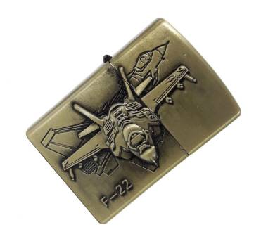 Зажигалка бензиновая тип zippo JianTai "F-22"