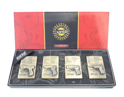 Зажигалка бензиновая тип zippo JianTai "Walther PPK 1931"