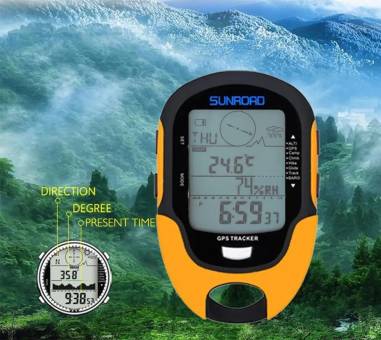 Sunroad GPS FR500 цифровой барометр, компас, высотомер, термометр, погодная станция