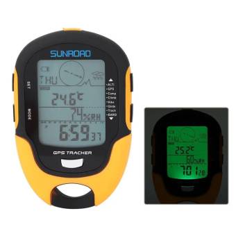 Sunroad GPS FR500 цифровой барометр, компас, высотомер, термометр, погодная станция