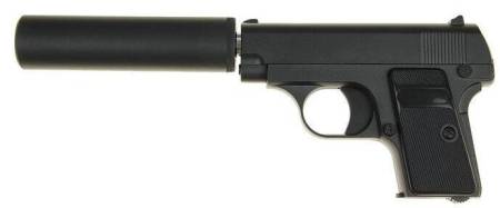 Пистолет пневматический пружинный Colt 25 G.1A с глушителем