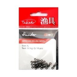 Вертлюг цилиндрический TAKEDO Hunter TKDH100206BN (10шт)