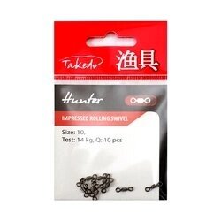 Вертлюг цилиндрический TAKEDO Hunter TKDH100210BN (10шт)