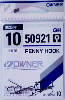 Крючки Owner 10/50921 0.46 Penny Hook