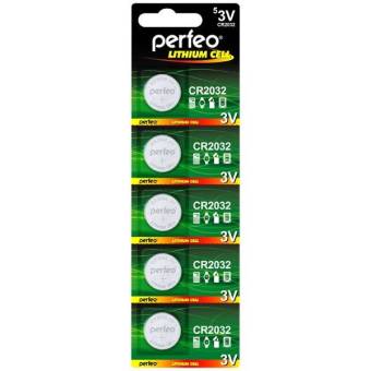 БАТАРЕЙКА литиевая Perfeo CR2032 3V