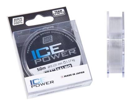ЛЕСКА "ICE POWER" 50m, 0.121mm, 1.17kg "Salmo"
