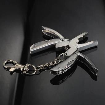 Multi Tool брелок c пассатижами круглый EDC Мультитул