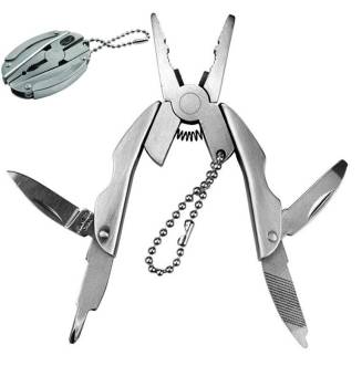 Multi Tool брелок c пассатижами круглый EDC Мультитул
