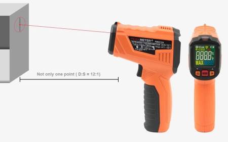 Пирометр PEAKMETER PM6519B -50С +500С
