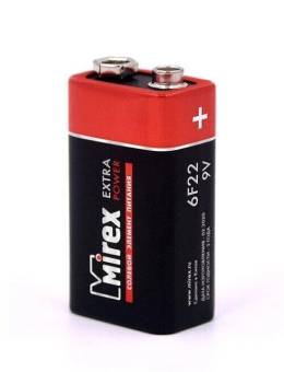 БАТАРЕЙКА Mirex Extra power 9V 6F22 ( крона )