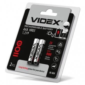 АККУМУЛЯТОР VIDEX HR03 1100MAH NI-MH BL-2 (ААA)